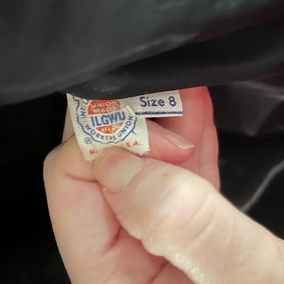 SOLD- Classic Vintage Union Made Gray Wool Ling Coat - Fall Autumn Winter - Picture 7 of 7